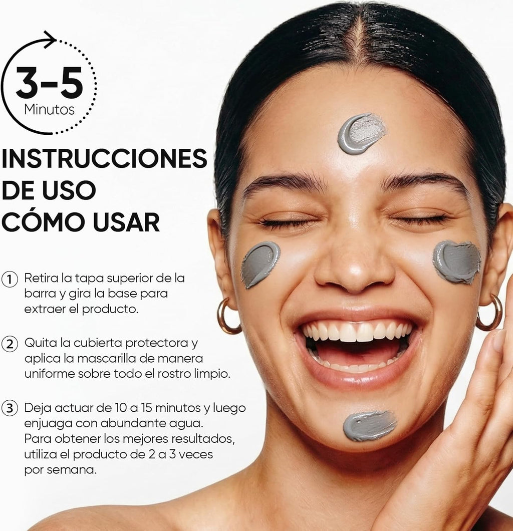 Mascarilla en Barra de Arcilla Volcánica