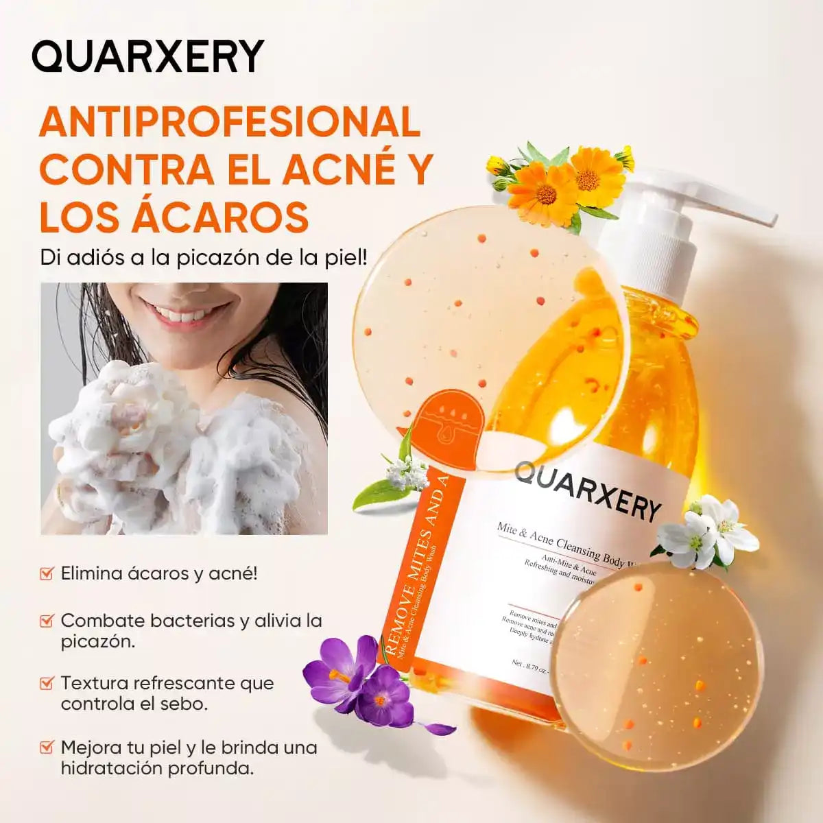Gel De Ducha Antiácaros