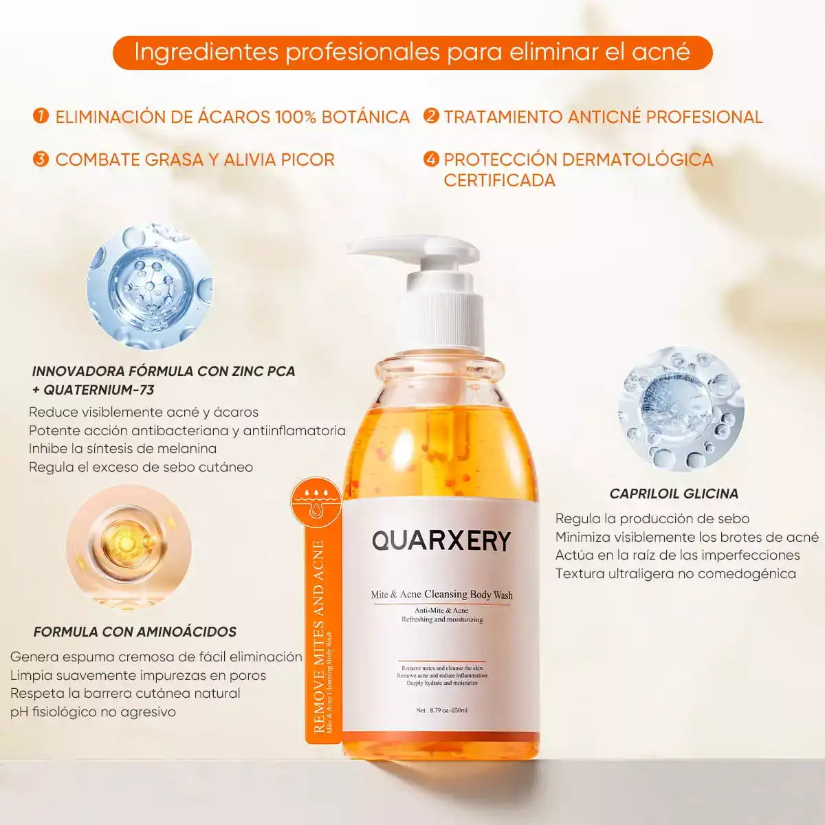 Gel De Ducha Antiácaros